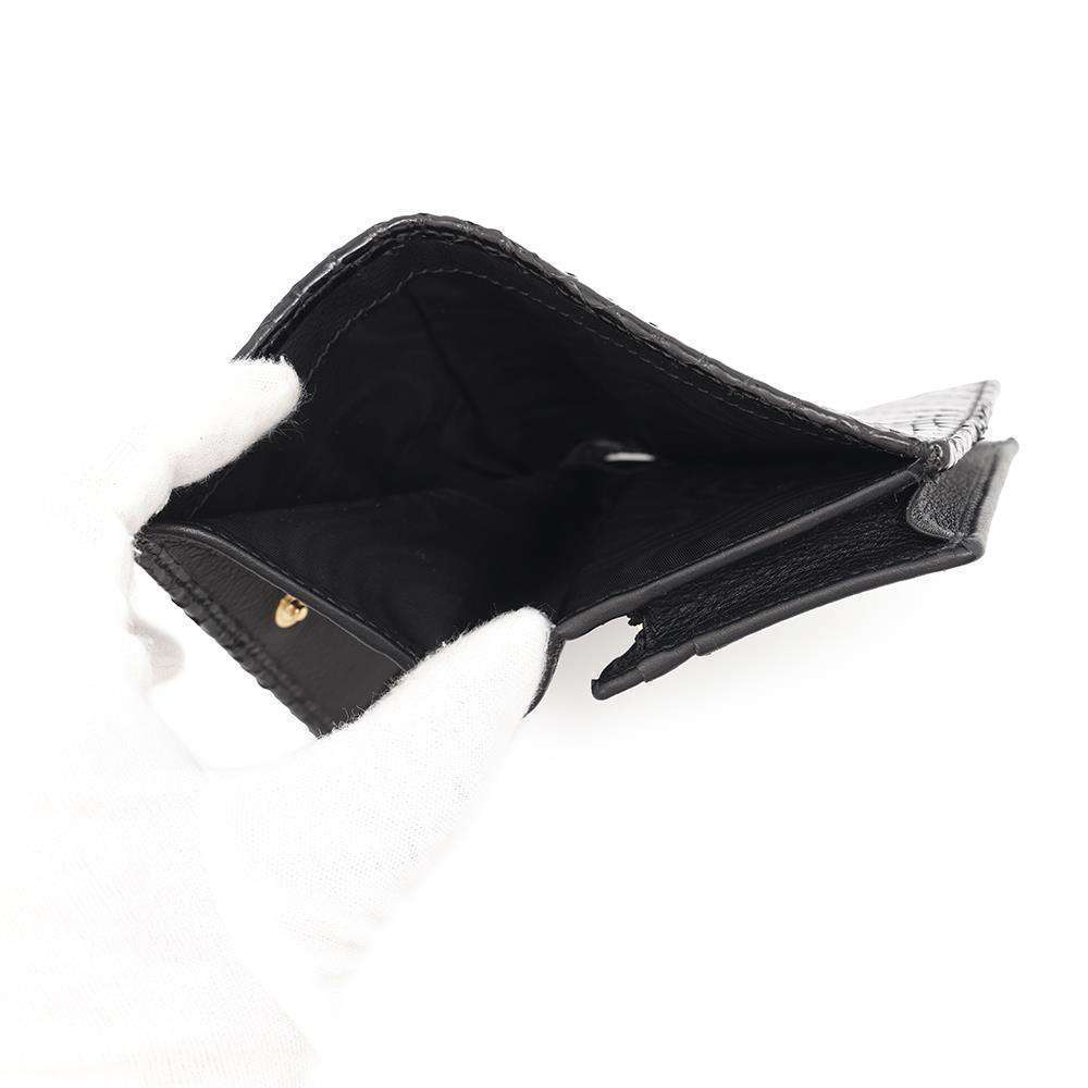 Gucci Horsebit Wallet Black Leather Python - image 5